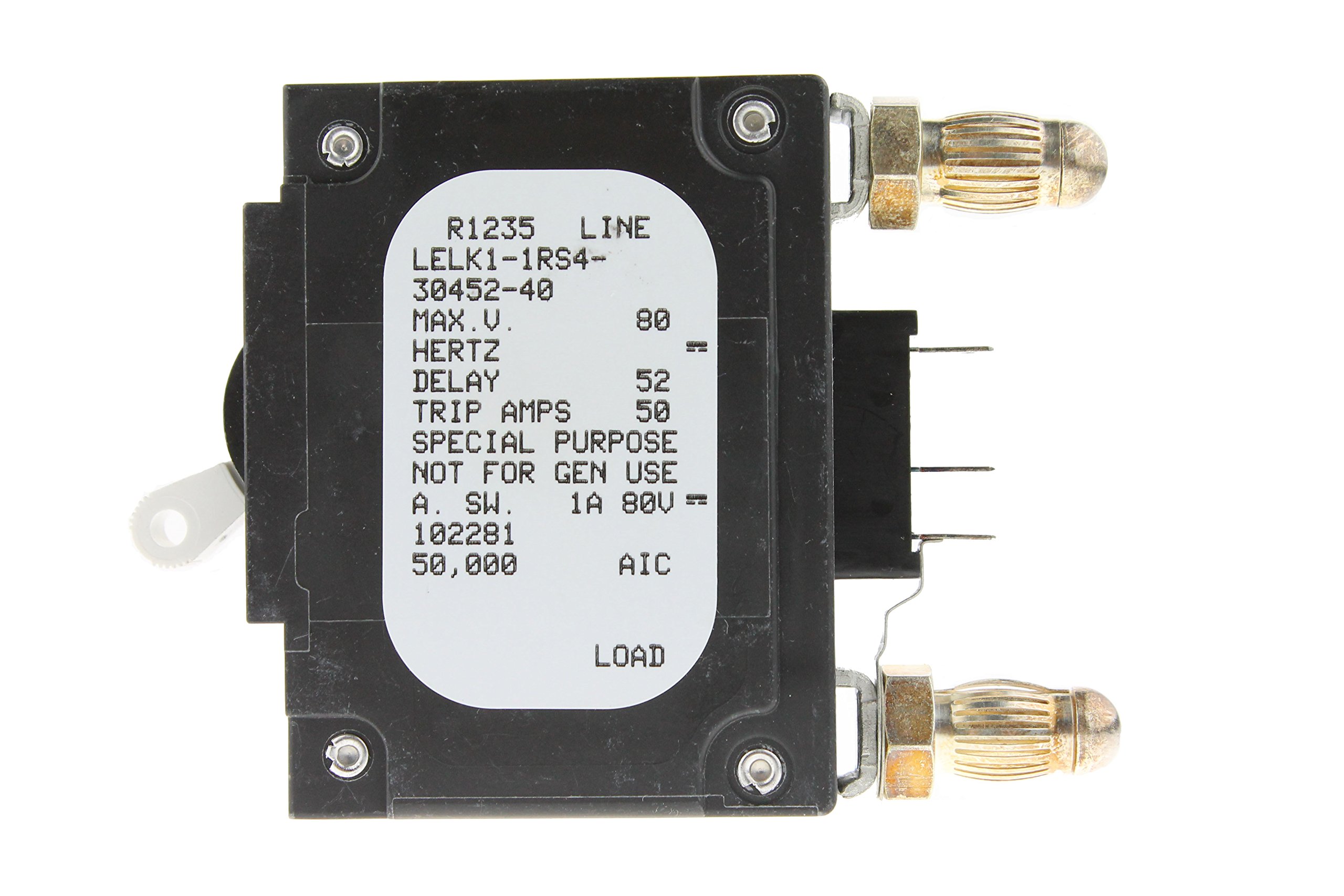 AIRPAX LELK1-1RS4-30452-40 Alarm Switch, 1 Handle, Single Pole